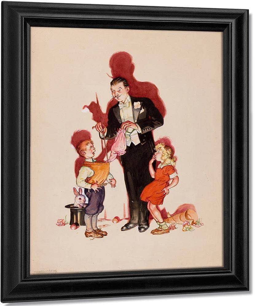 Preliminary Cover Art Liberty Magazine February 25 1939 By Monte Crews Fine Art Print