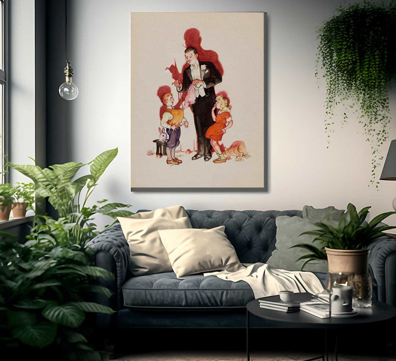 Preliminary Cover Art Liberty Magazine February 25 1939 By Monte Crews Fine Art Print