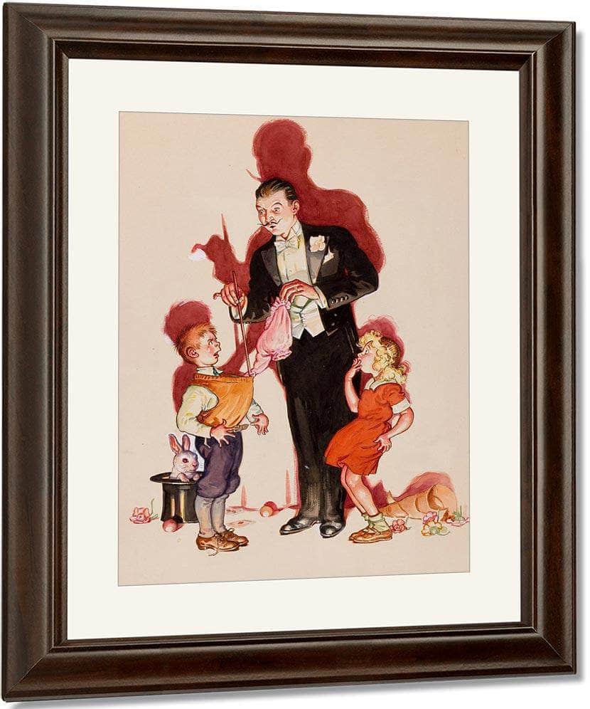 Preliminary Cover Art Liberty Magazine February 25 1939 By Monte Crews Fine Art Print