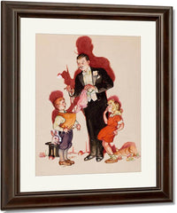 Preliminary Cover Art Liberty Magazine February 25 1939 By Monte Crews Fine Art Print