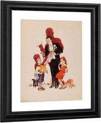 Preliminary Cover Art Liberty Magazine February 25 1939 By Monte Crews Fine Art Print