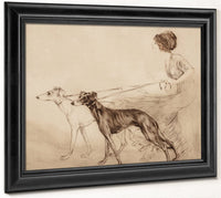 Premier Coursing 1913 By Louis Icart Fine Art Print