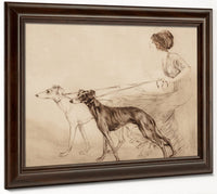 Premier Coursing 1913 By Louis Icart Fine Art Print