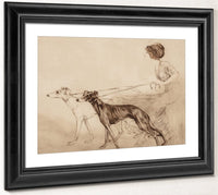Premier Coursing 1913 By Louis Icart Fine Art Print