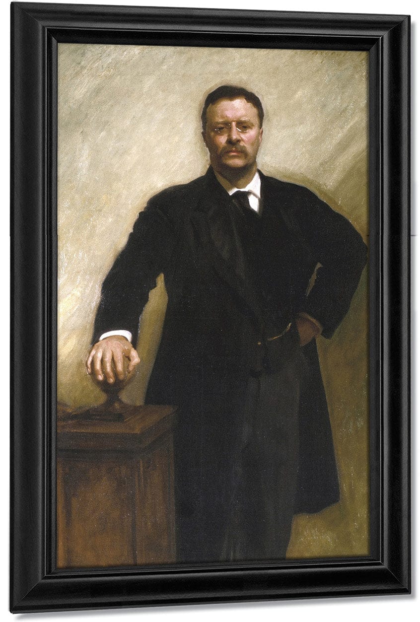 President Theodore Roosevelt By John Singer Sargent Fine Art Print