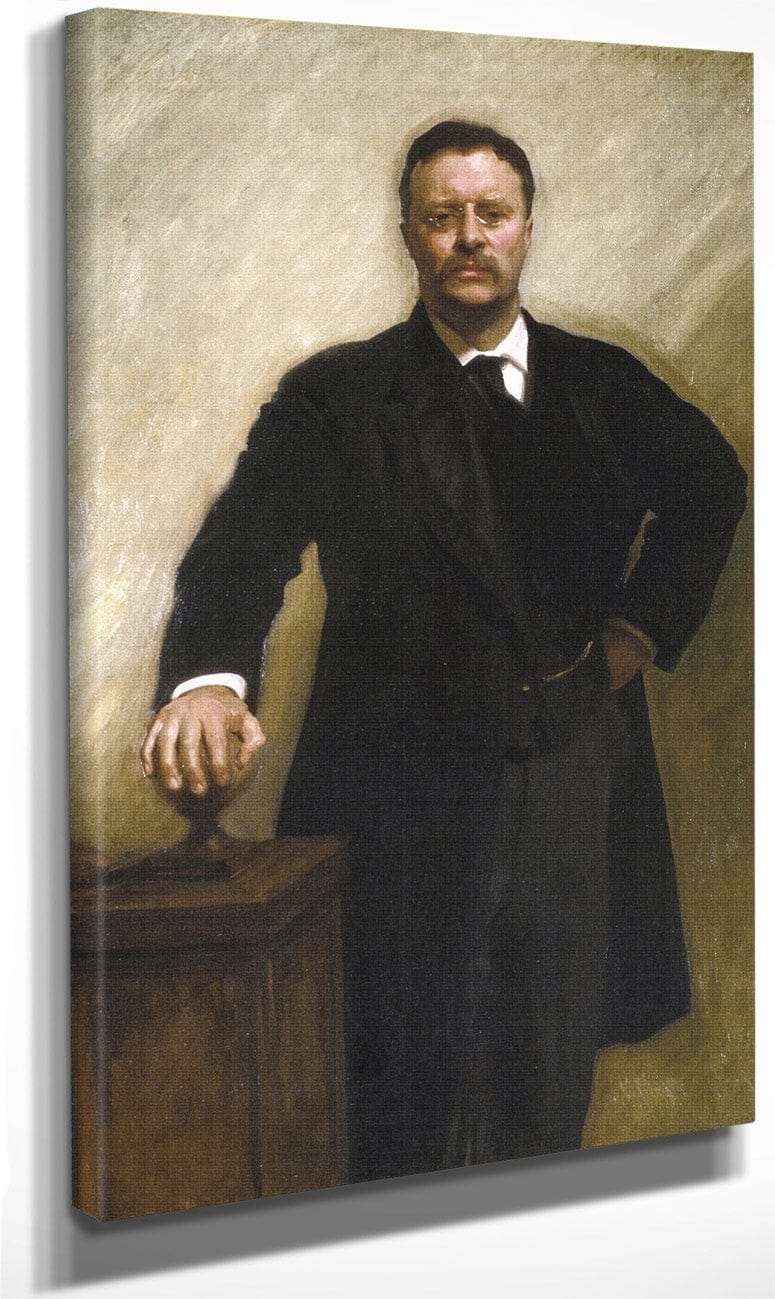 President Theodore Roosevelt By John Singer Sargent Fine Art Print
