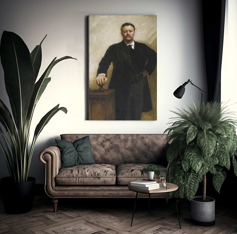 President Theodore Roosevelt By John Singer Sargent Fine Art Print