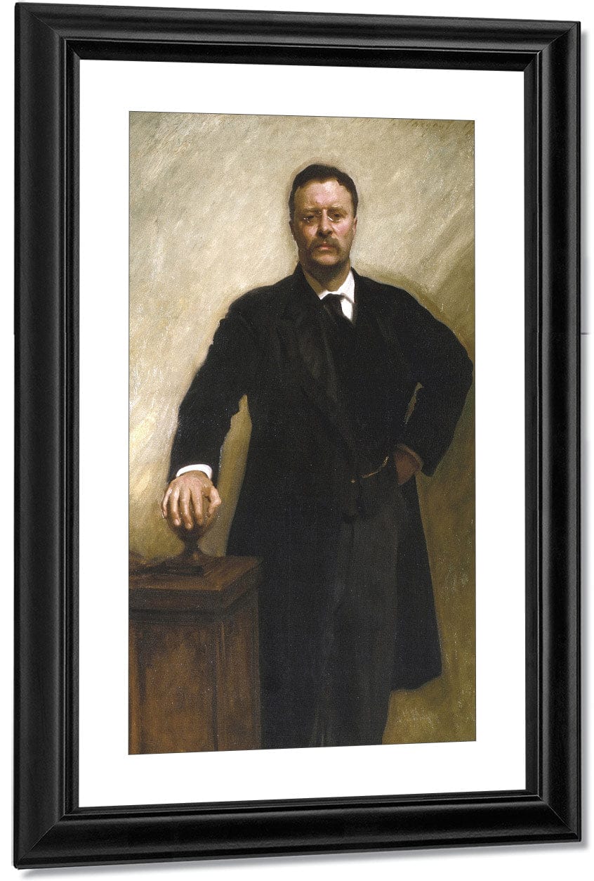 President Theodore Roosevelt By John Singer Sargent Fine Art Print