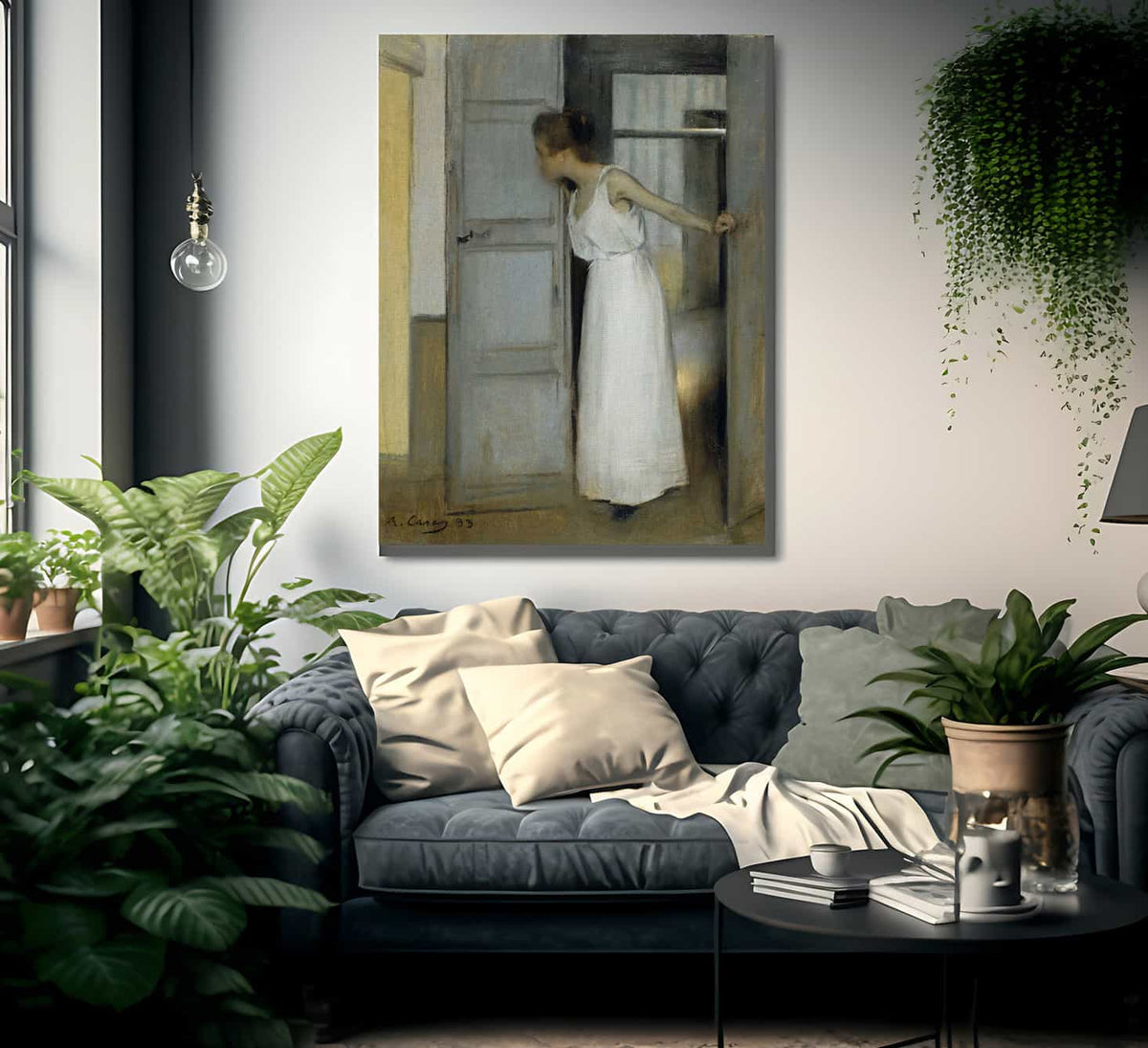 Primero Pasaras Sobre Mi Cadaver By Ramon Casas Fine Art Print