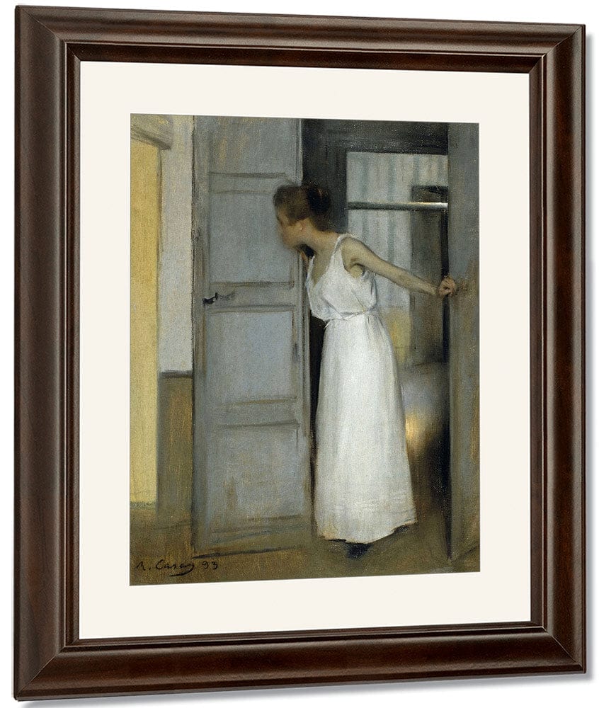 Primero Pasaras Sobre Mi Cadaver By Ramon Casas Fine Art Print