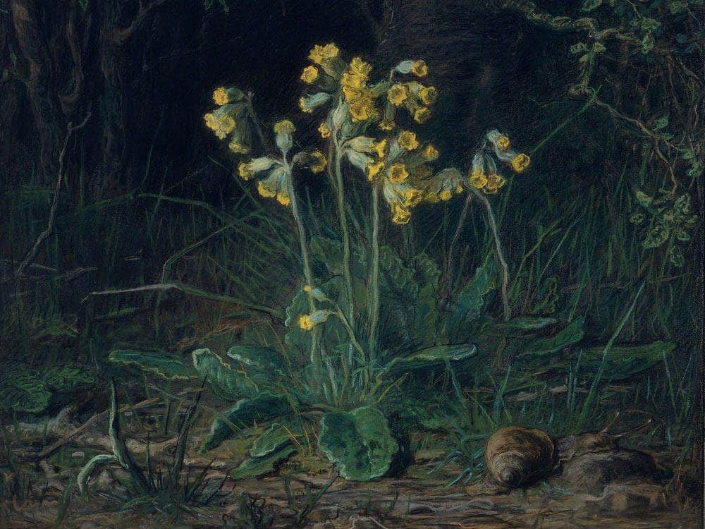 Primroses By Jean Francois Millet Fine Art Print