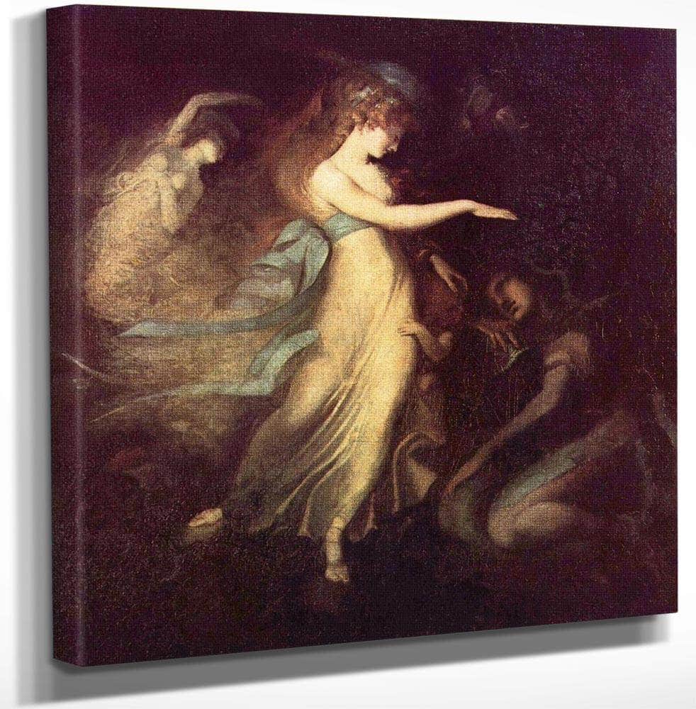 Prince Arthur And The Fairy Queen By Henry Fuseli Fine Art Print