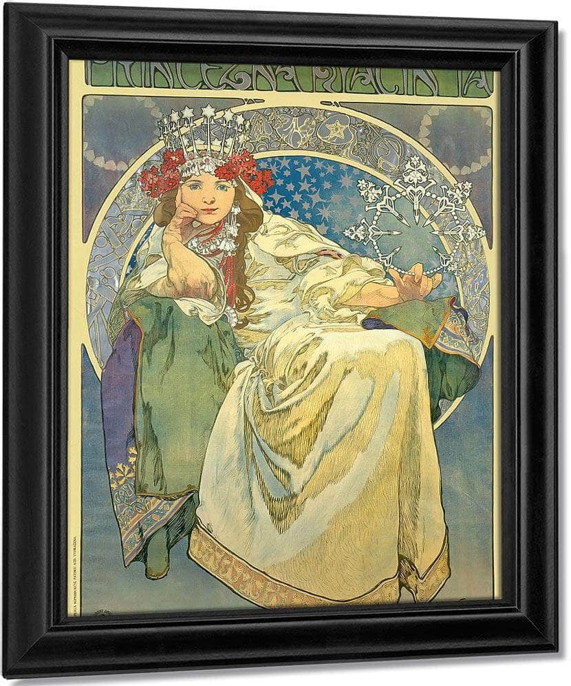 Princess Hyacinth By Alphonse Mucha Fine Art Print