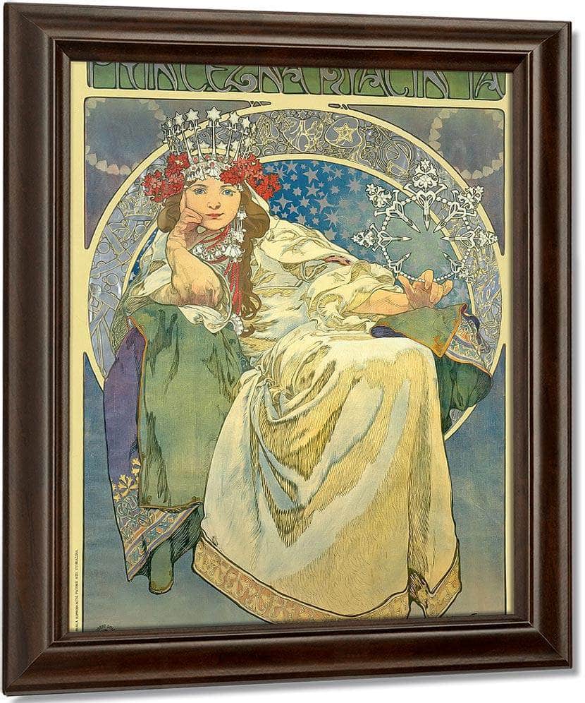 Princess Hyacinth By Alphonse Mucha Fine Art Print
