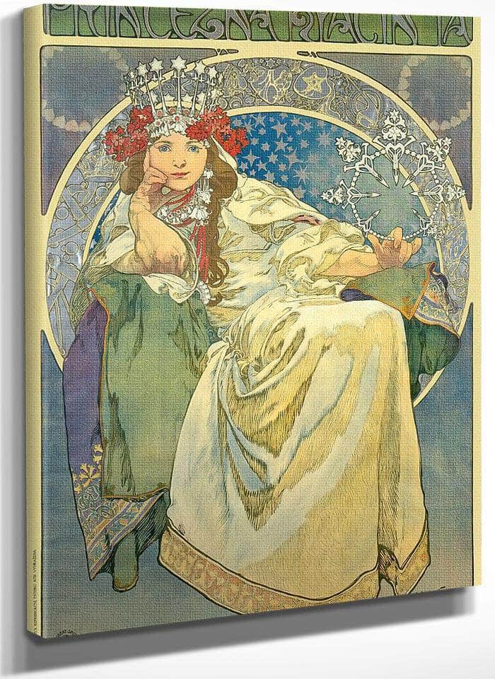 Princess Hyacinth By Alphonse Mucha Fine Art Print