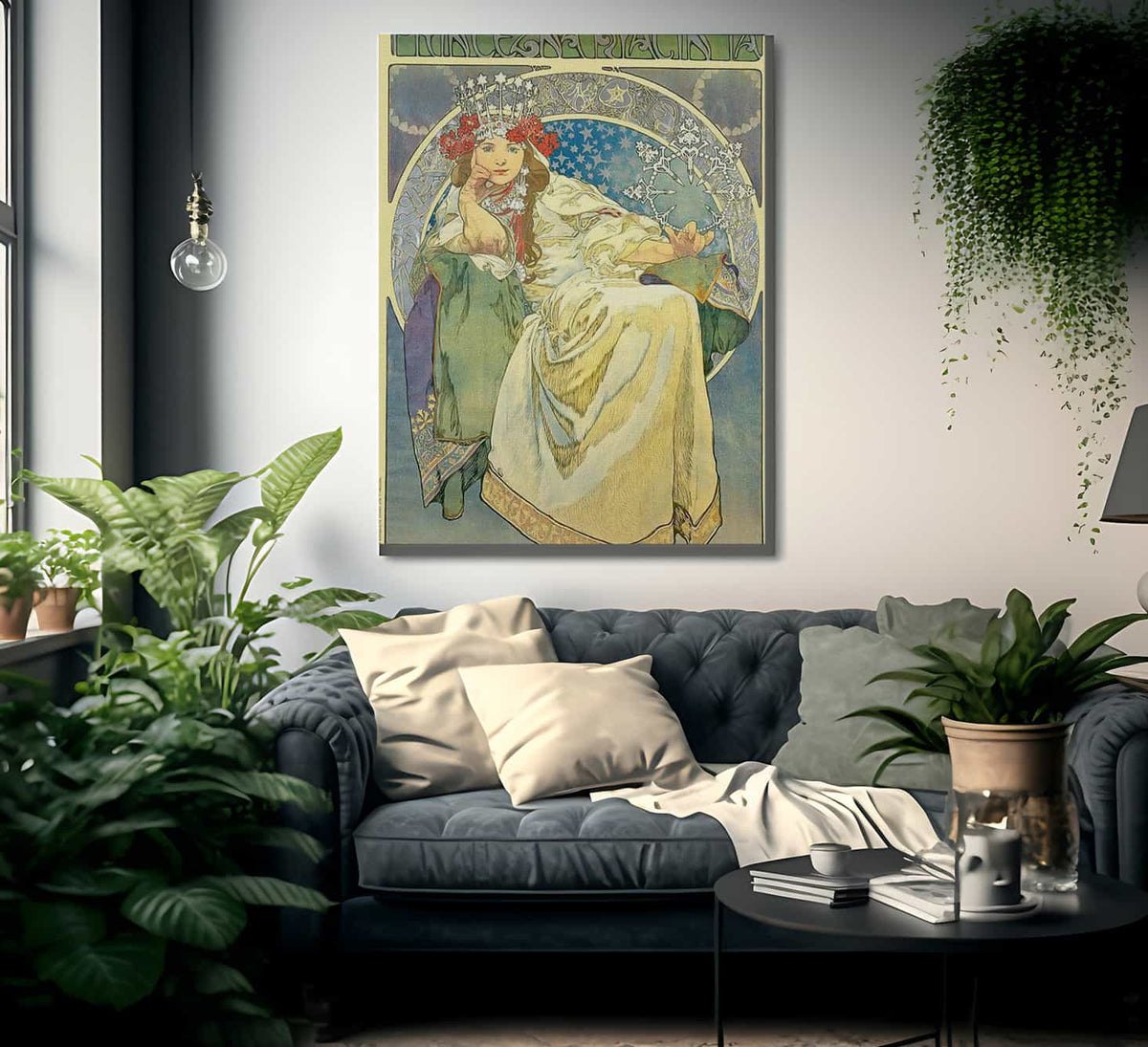Princess Hyacinth By Alphonse Mucha Fine Art Print