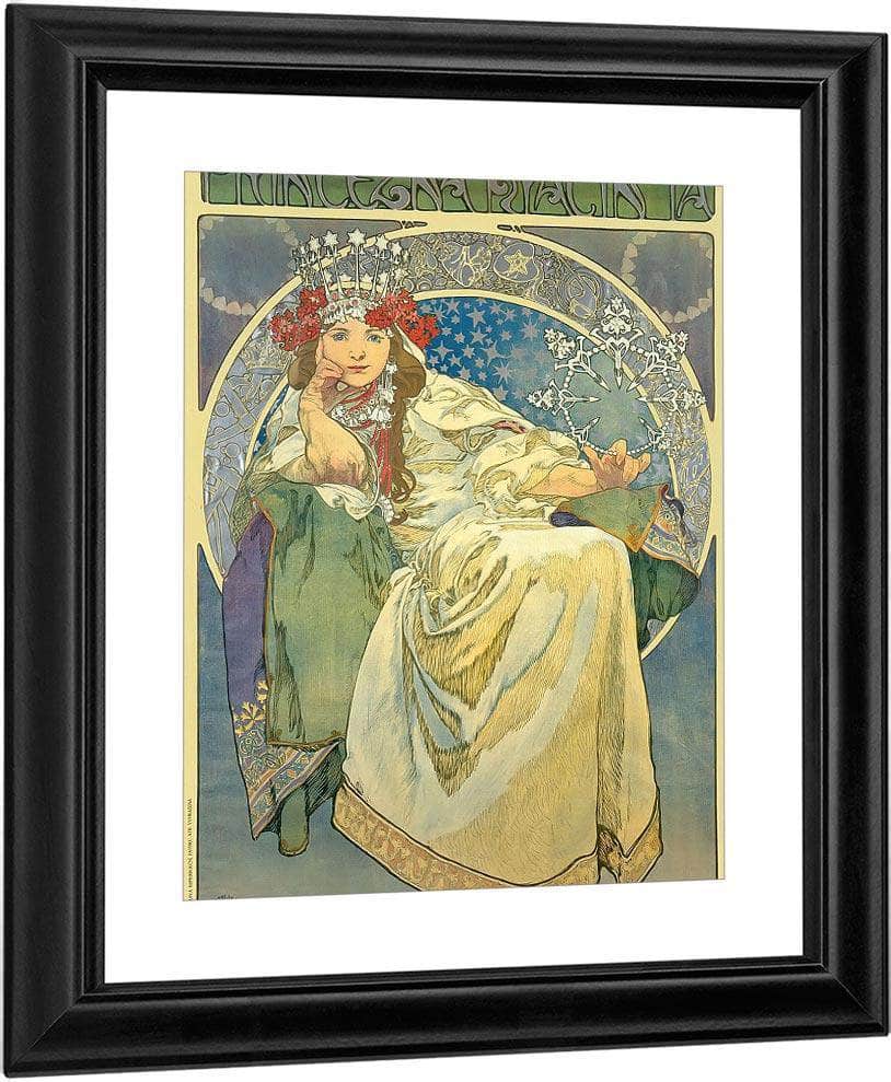 Princess Hyacinth By Alphonse Mucha Fine Art Print