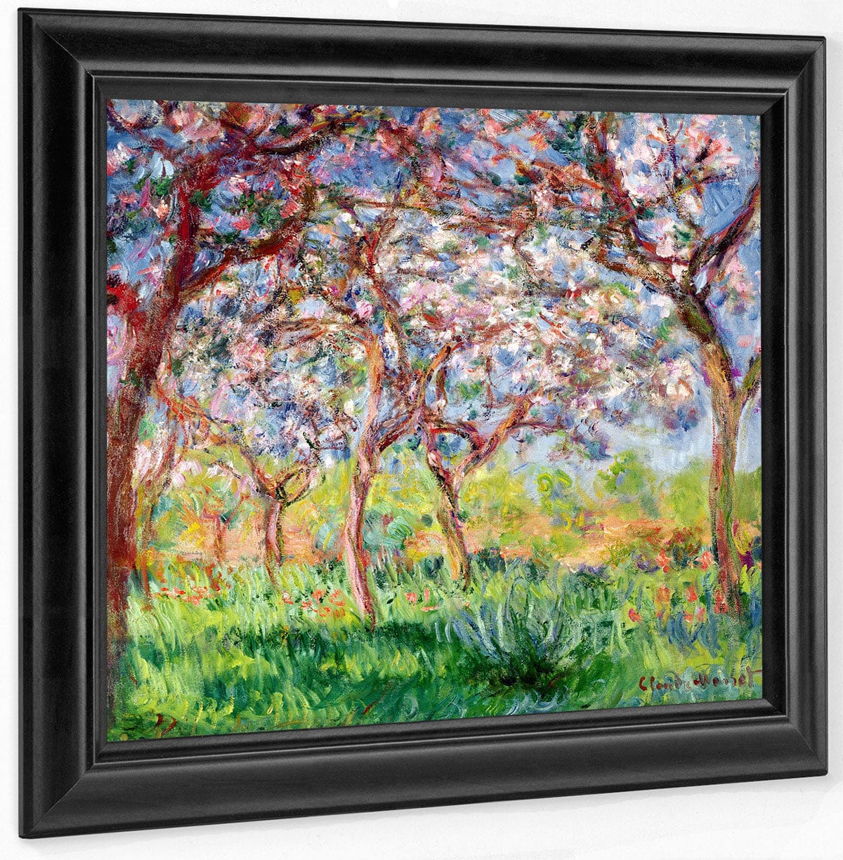 Printemps A Giverny By Claude Monet Fine Art Print