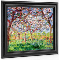 Printemps A Giverny By Claude Monet Fine Art Print