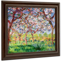 Printemps A Giverny By Claude Monet Fine Art Print