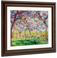 Printemps A Giverny By Claude Monet Fine Art Print