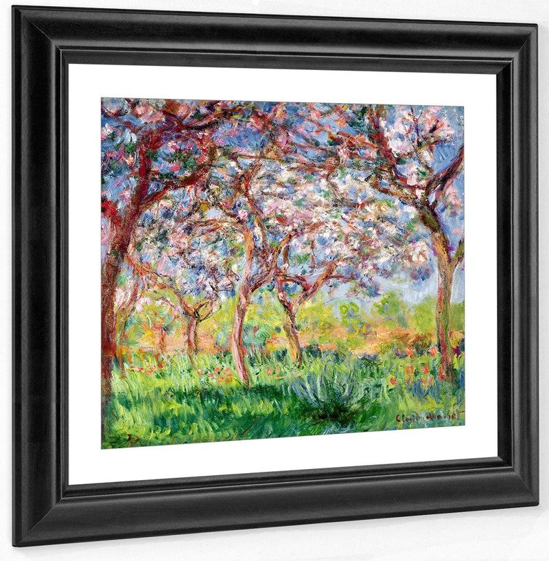 Printemps A Giverny By Claude Monet Fine Art Print