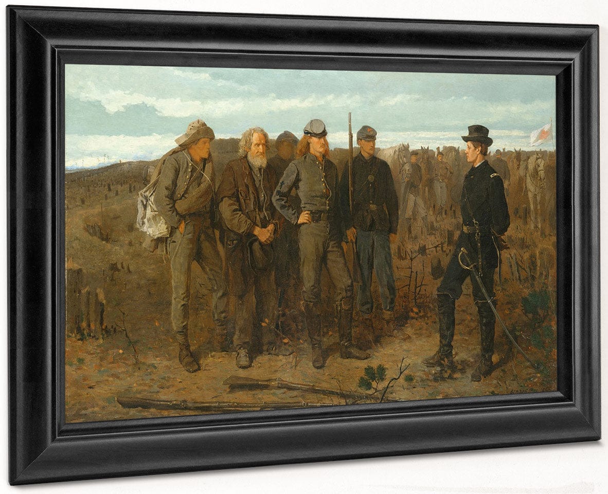 Prisoners From The Front 1866 By Winslow Homer Fine Art Print