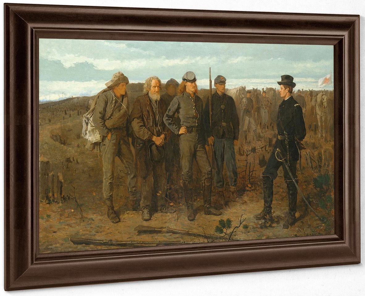 Prisoners From The Front 1866 By Winslow Homer Fine Art Print