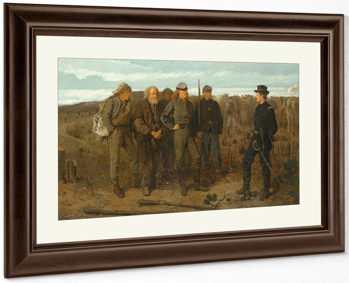 Prisoners From The Front 1866 By Winslow Homer Fine Art Print