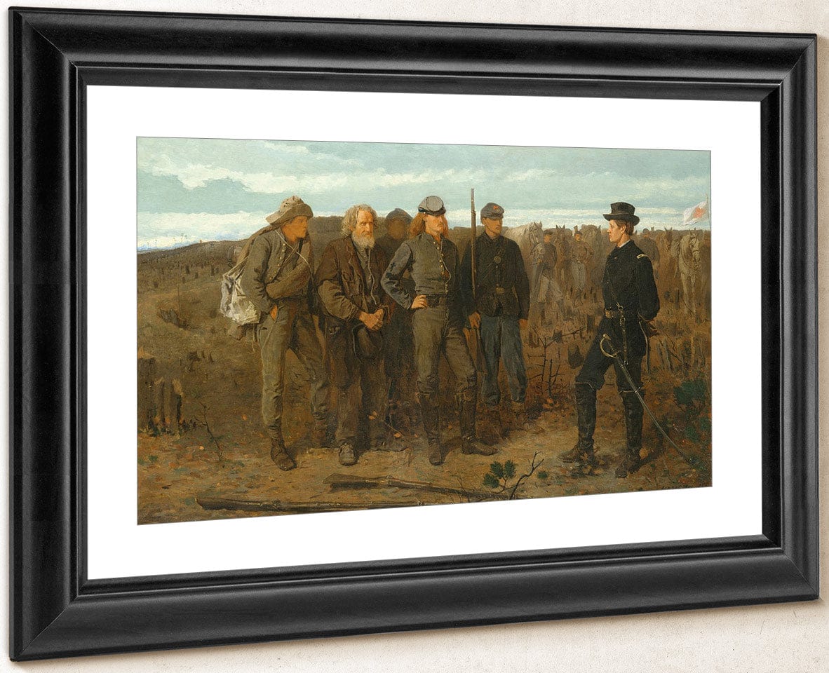 Prisoners From The Front 1866 By Winslow Homer Fine Art Print