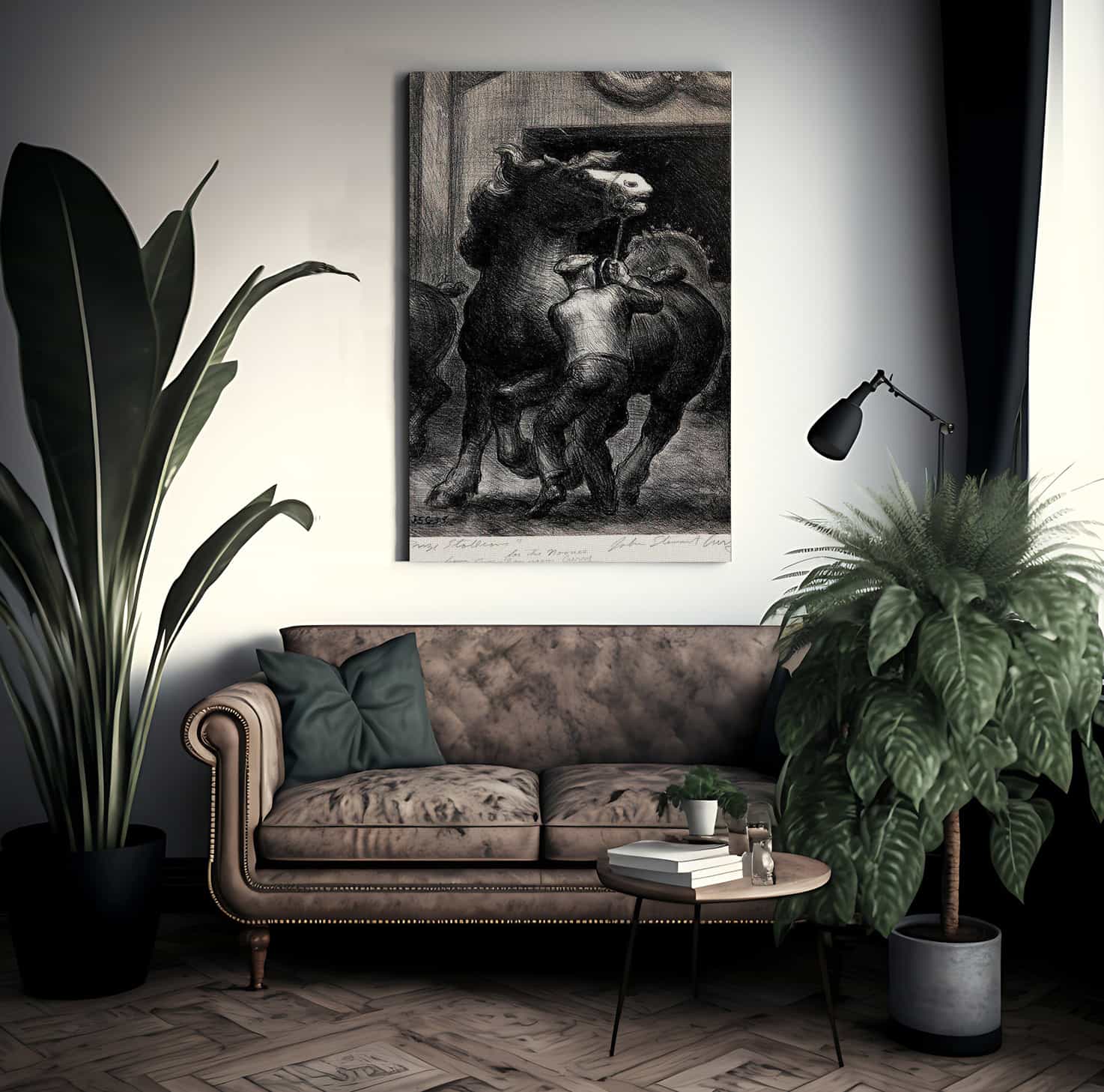 Prize Stallions By John Steuart Curry Fine Art Print