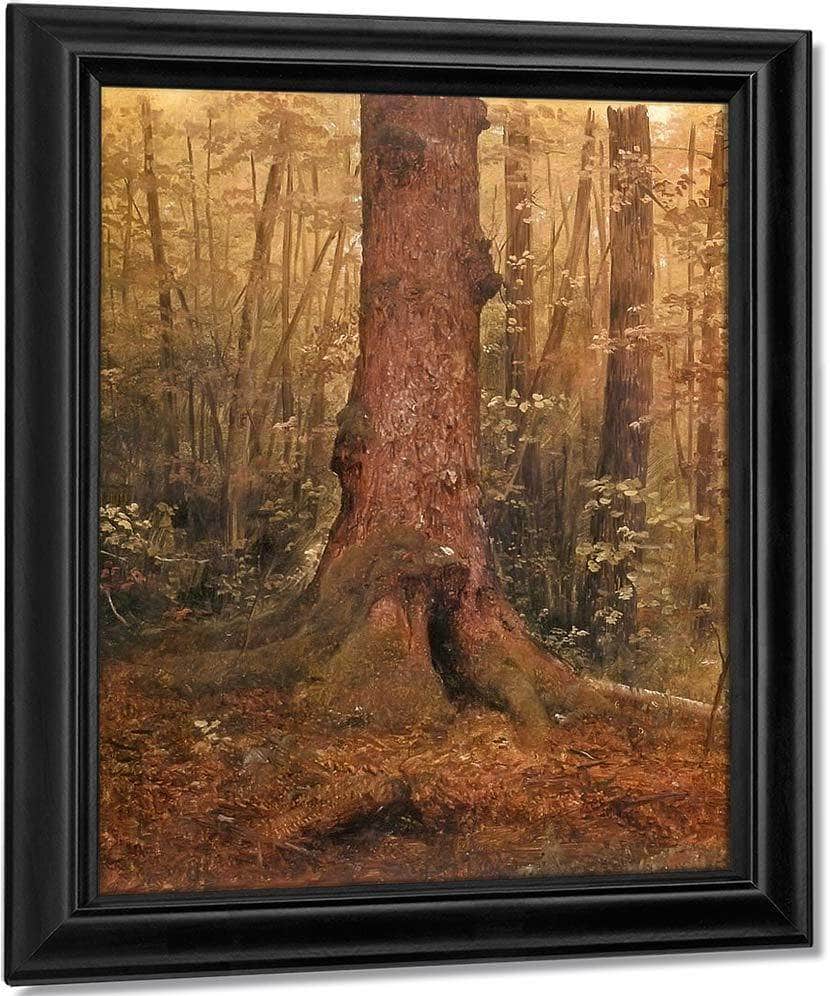 Probably Main Landscape In The Woods By Frederic Edwin Church Fine Art Print