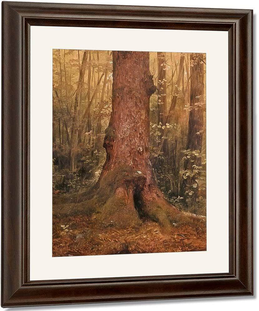 Probably Main Landscape In The Woods By Frederic Edwin Church Fine Art Print