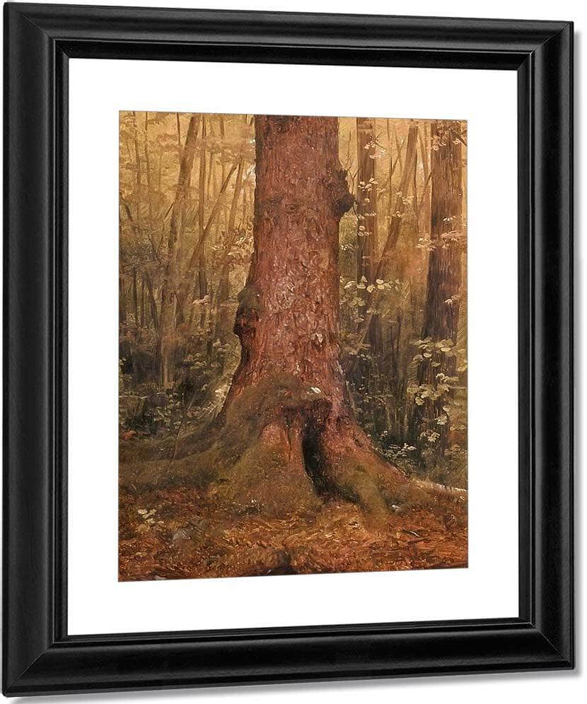 Probably Main Landscape In The Woods By Frederic Edwin Church Fine Art Print