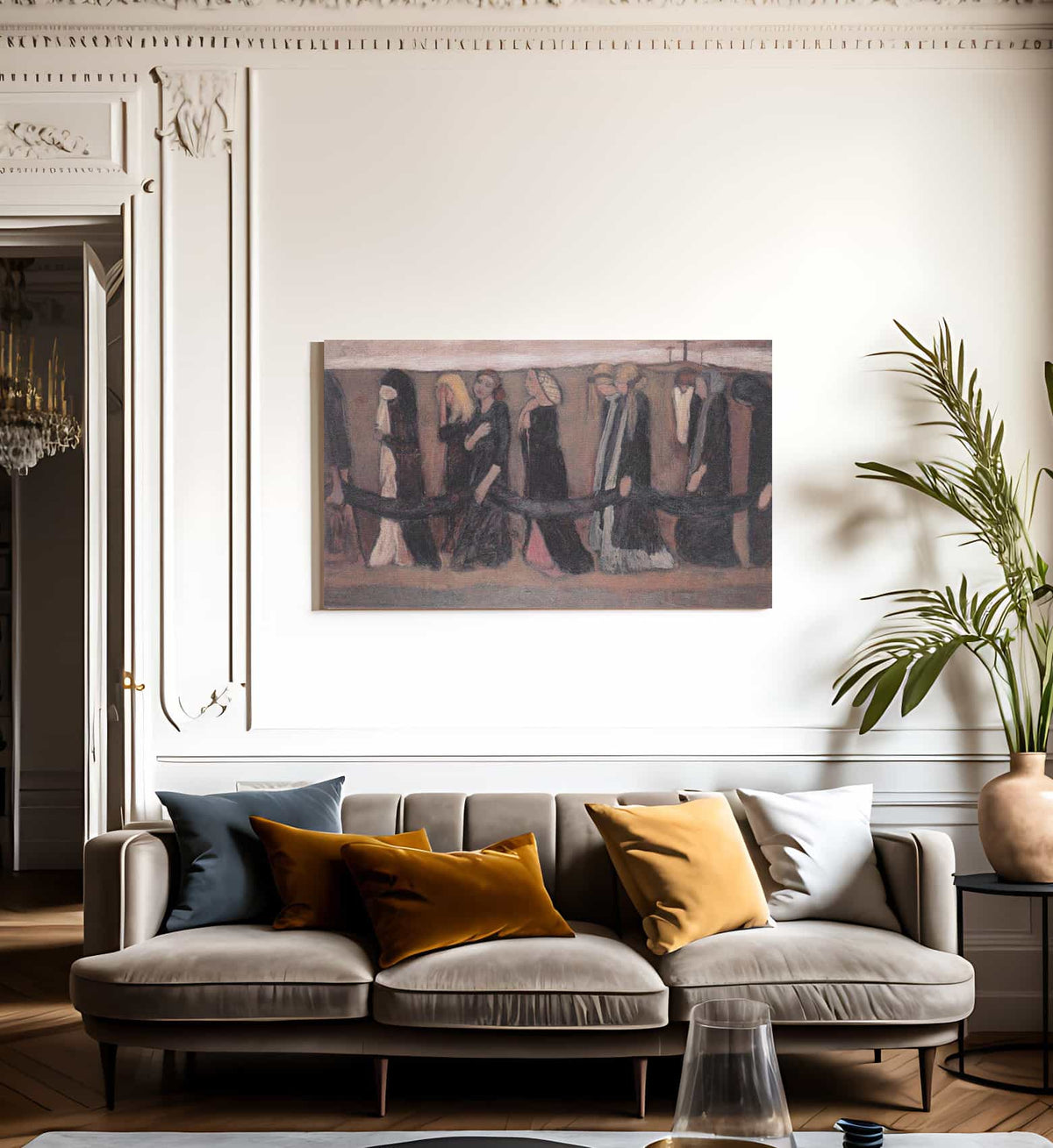 Procession Of Wailing Women 2 By Paula Modersohn Becker Fine Art Print