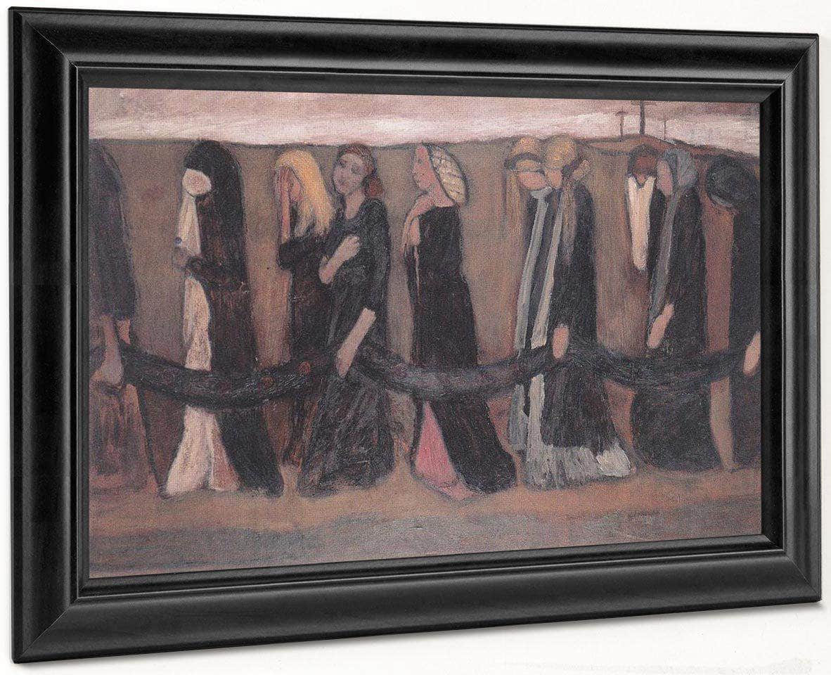 Procession Of Wailing Women By Paula Modersohn Becker Fine Art Print