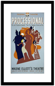 Processional  Vintage Poster Fine Art Print