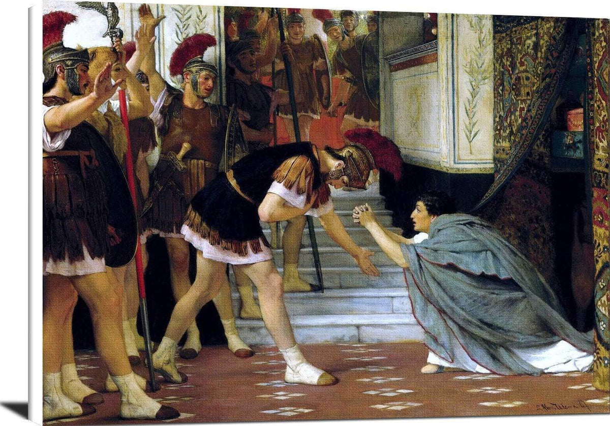 Proclaiming Claudius Emperor, Opus Xlviii Painting Alma Tadema Canvas Art Fine Art Print