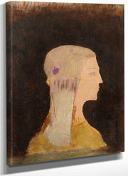 Profile By  Redon, Odilon Fine Art Print