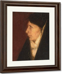 Profile Of A Woman's Head By Henry Ossawa Tanner Fine Art Print