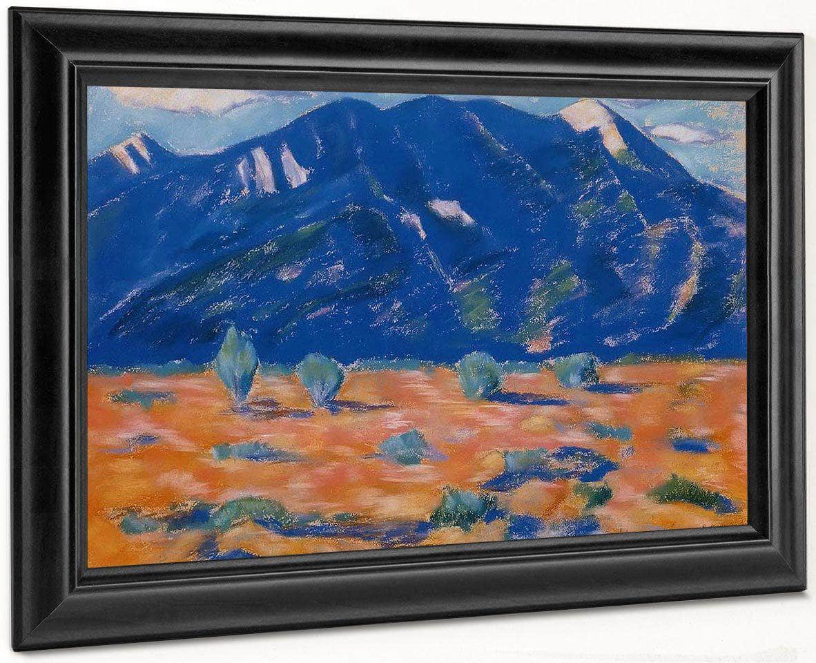 Pueblo Mountain New Mexico By Marsden Hartley Fine Art Print