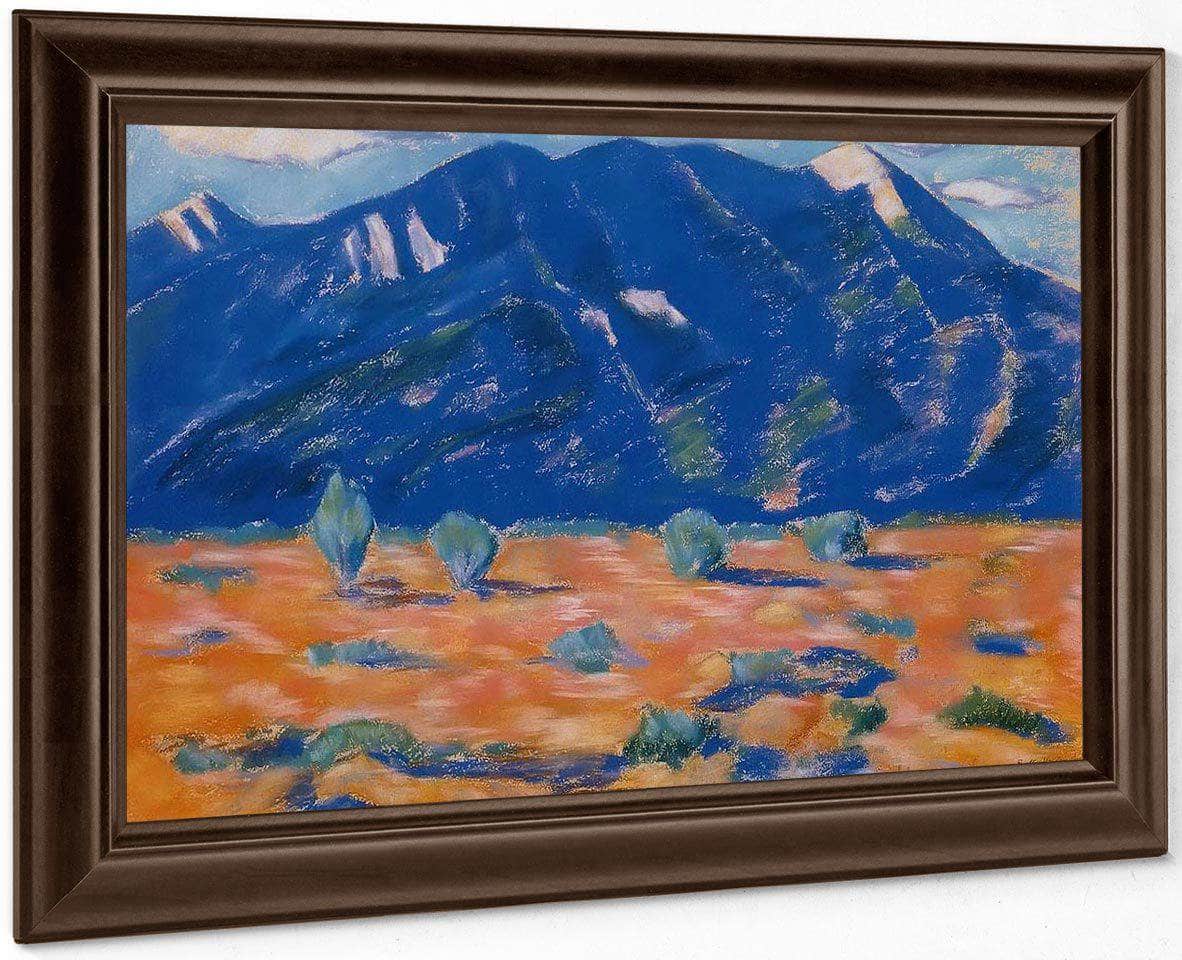 Pueblo Mountain New Mexico By Marsden Hartley Fine Art Print