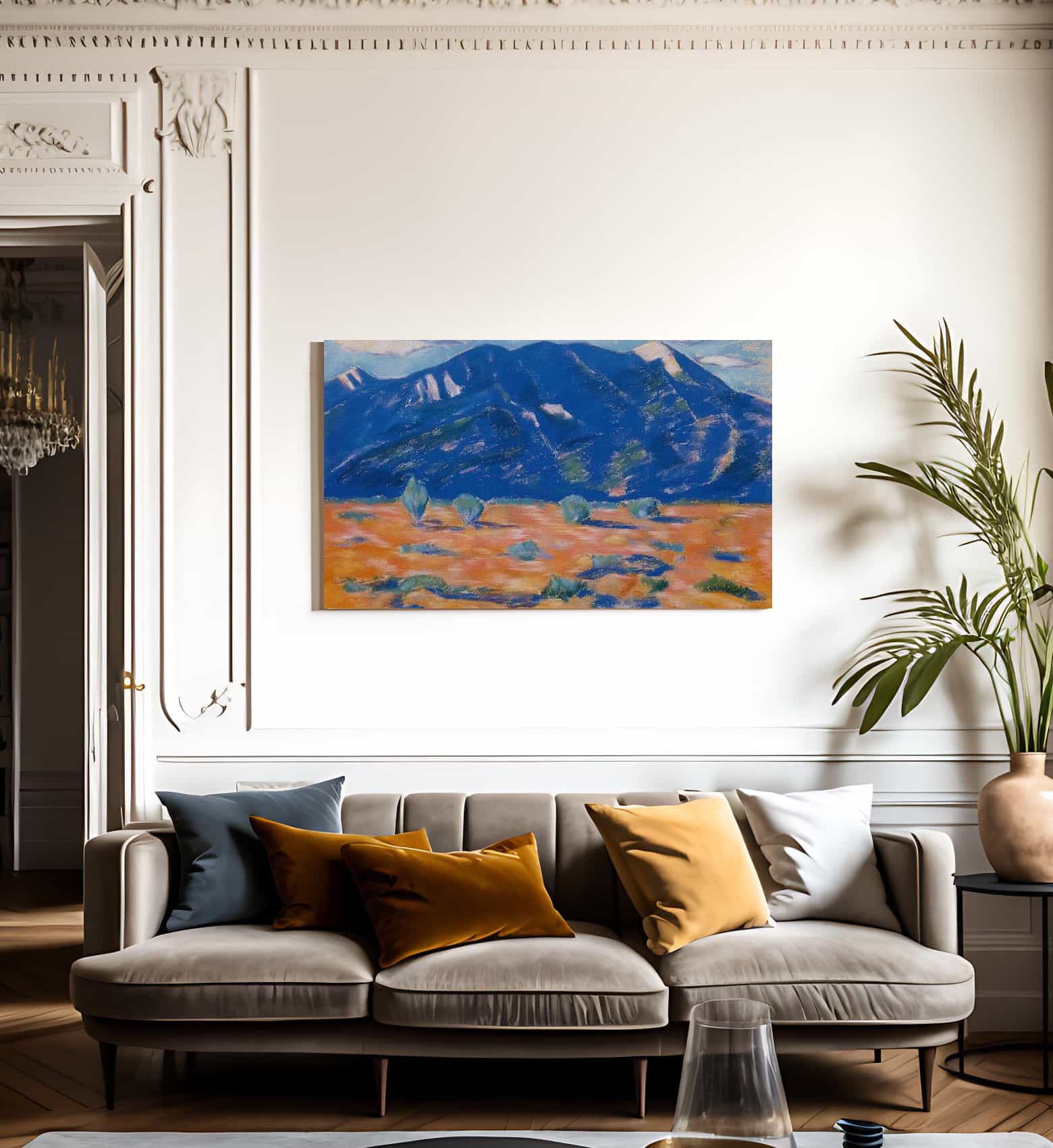 Pueblo Mountain New Mexico By Marsden Hartley Fine Art Print