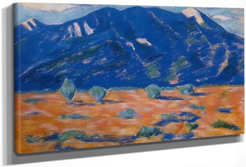 Pueblo Mountain New Mexico By Marsden Hartley Fine Art Print