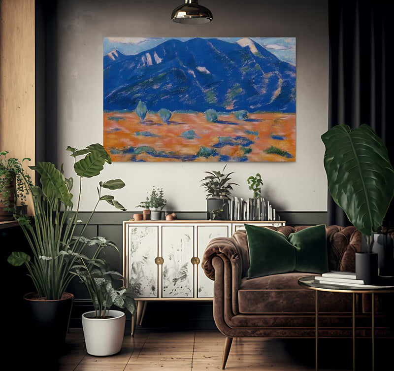 Pueblo Mountain New Mexico By Marsden Hartley Fine Art Print