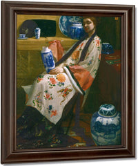 Purple And Rose The Lange Leizen Of The Six Marks By James McNeill Whistler Fine Art Print