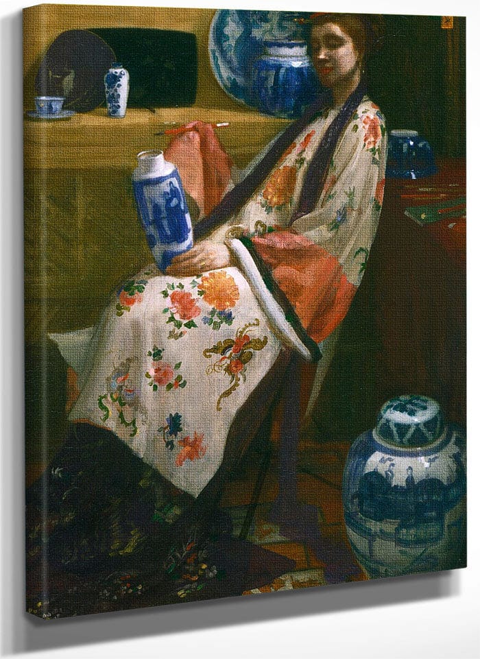 Purple And Rose The Lange Leizen Of The Six Marks By James McNeill Whistler Fine Art Print