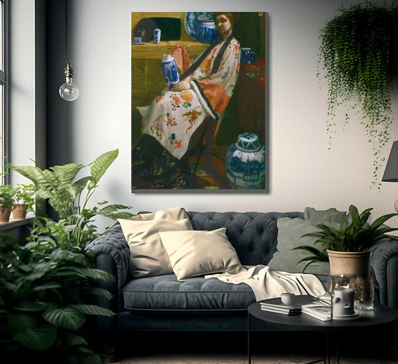 Purple And Rose The Lange Leizen Of The Six Marks By James McNeill Whistler Fine Art Print