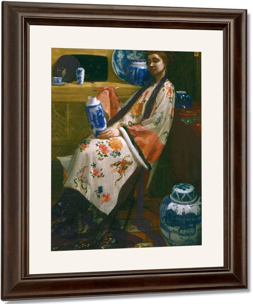 Purple And Rose The Lange Leizen Of The Six Marks By James McNeill Whistler Fine Art Print