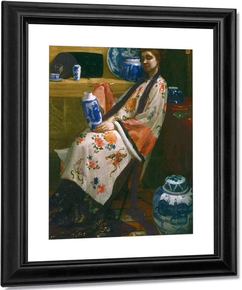 Purple And Rose The Lange Leizen Of The Six Marks By James McNeill Whistler Fine Art Print